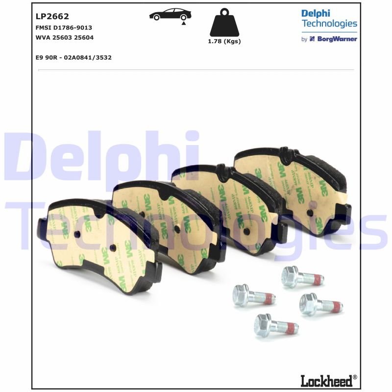 DELPHI LP2662 set placute...